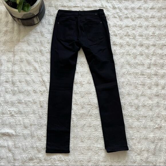 DL1961 Mara Straight Leg Jeans in Nightwatch Black - Picture 6 of 8